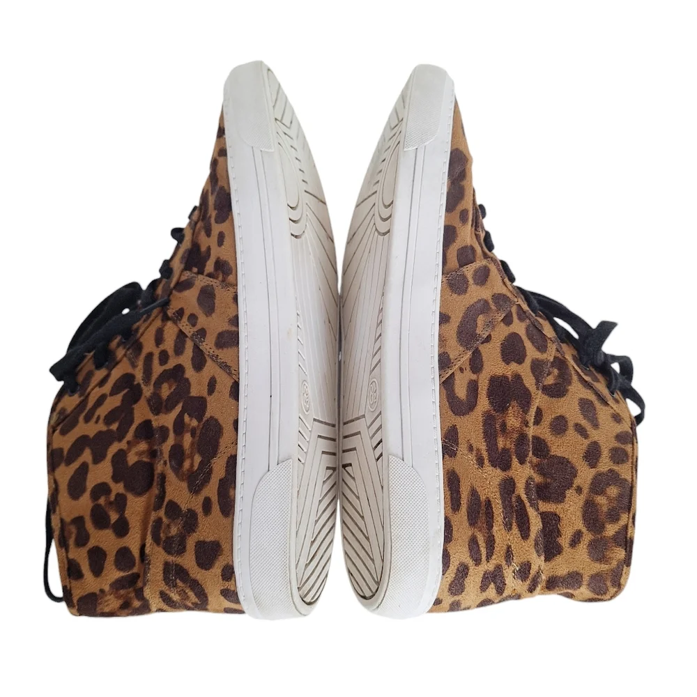 DV Dolce Vita SZ 8.5 Serene Leopard Print High-Top Sneakers‎